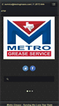 Mobile Screenshot of metrogrease.com